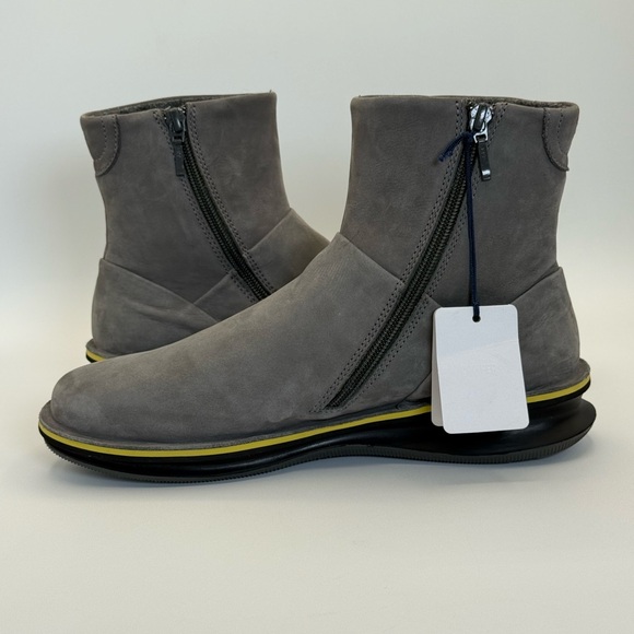 Camper Rolling Michelin Contemporary Gray Suede Ankle Boots Bold Platform SZ 10 - Picture 17 of 17